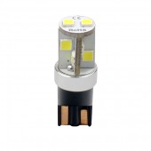 T10 W5W 12V W2,1x9,5d LED 10xSMD4104 ΛΕΥΚΟ (ΚΑΡΦΩΤΟ ΑΚΑΛΥΚΟ) 1ΤΕΜ. M-TECH Χωρίς Κάλυκα americat.gr