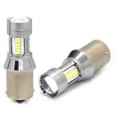 P21W 12V BA15s LED 21xSMD3014 ΛΕΥΚΟ (ΜΟΝΟΠΟΛΙΚΟ) 1ΤΕΜ. Με Κάλυκα americat.gr