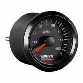 ΑΜΠΕΡΟΜΕΤΡΟ ΑΝΑΛΟΓΙΚΟ ΜΑΥΡΟ ΜΕ ΛΕΥΚΟ ΦΩΣ BLACK ANALOGUE SERIES 9-32V 52mm Αμπερόμετρα americat.gr