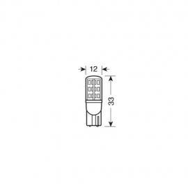 T10 10-30V W2,1x9,5d 175lm (καρφωτό) Λευκό Διάθλασης MEGA-LED 45 CREE-LED BLISTER 2τεμ. Χωρίς Κάλυκα americat.gr