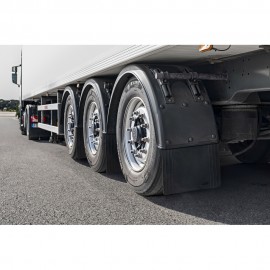 ΛΑΣΠΩΤΗΡΕΣ ΦΟΡΤΗΓΟΥ PVC ΜΑΥΡΟΙ ΜΕ ΕΓΚΡΙΣΗ 450x750x350mm LAMPA - 2 ΤΕΜ. Λασπωτήρες americat.gr