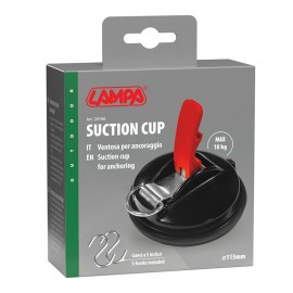 Lampa - Βεντούζα Αγκίστρωσης / Κρεμάσματος Suction Cup με 2 Γάντζους, Μέγιστο Φορτίο 10 kg και Διάμετρο 115 mm - 1 Τεμ. (L2016.6) ΝΕΑ ΠΡΟΪΟΝΤΑ americat.gr