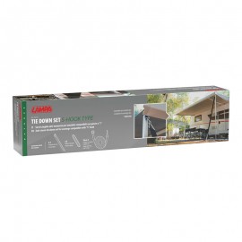 Lampa - Σετ Στήριξης / Πρόσδεσης Τέντας Anti-Storm με Πασσάλους, Ελατήρια και Ιμάντες, Συμβατό για Γάντζους S - 1 Σετ (L2017.3) ΝΕΑ ΠΡΟΪΟΝΤΑ americat.gr