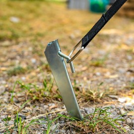 Lampa - Σετ Στήριξης / Πρόσδεσης Τέντας Universal με Πασσάλους, Ελατήριο και Ιμάντες για Τέντες και Βεράντες έως 7,5 m - 1 Σετ (L2017.4) ΝΕΑ ΠΡΟΪΟΝΤΑ americat.gr