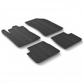 LAMPA - ΠΑΤΑΚΙΑ ΑΥΤΟΚΙΝΗΤΟΥ ΑΠΟ ΛΑΣΤΙΧΟ ΓΙΑ CITROEN C3 11/2016+ ΣΕ ΜΑΥΡΟ ΧΡΩΜΑ ME ΚΟΥΜΠΩΜΑΤΑ - 4 ΤΕΜ. Citroen americat.gr