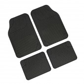 ΠΑΤΑΚΙΑ ΛΑΣΤΙΧΟ DRENA GOMMA 4 UNIVERSAL ΜΑΥΡΑ 43,5x66cm+44,5x33,5cm LAMPA - 4 ΤΕΜ Διεθνή Πατάκια Λάστιχο americat.gr