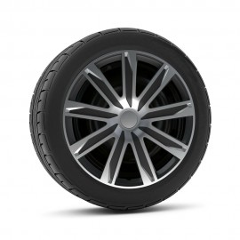 Lampa - Σετ Τάσια Αυτοκινήτου 14’’ Raze Silver/Black από υλικό ABS σε Ασημί με Μαύρο Χρώμα - 4 TEM (L3149.1) ΤΑΣΙΑ 14 ΙΝΤΣΕΣ americat.gr