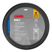 Lampa - Κάλυμμα Τιμονιού NOBLE (M) 37/39cm Μαύρο άοσμο διάτρητο αντιολισθητικό μαλακό Skeentex (πάχος 8,2cm) - 1 τεμ. (L3289.9) Διάμετρος 37-39 cm americat.gr