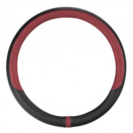 Lampa - Κάλυμμα Τιμονιού NOBLE (M) 37/39cm Μαύρο / Κόκκινο άοσμο διάτρητο αντιολισθητικό μαλακό ultra soft Skeentex - 1 τεμ. (L3290.3) Διάμετρος 37-39 cm americat.gr