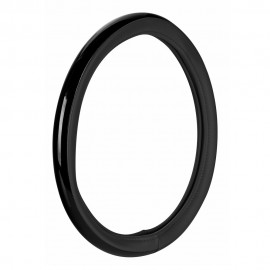 Lampa - Κάλυμμα Τιμονιού AURA (M) 37/39cm Μαύρο ένθετο με γυαλάδα άοσμο μαλακό Skeentex - 1 τεμ. (L3290.5) Διάμετρος 37-39 cm americat.gr