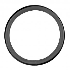 Lampa - Κάλυμμα Τιμονιού AURA (M) 37/39cm Μαύρο ένθετο με γυαλάδα / Γκρί άοσμο μαλακό Skeentex - 1 τεμ. (L3290.7) Διάμετρος 37-39 cm americat.gr