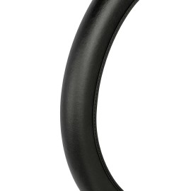 Lampa Κάλυμμα Τιμονιού Αυτοκινήτου Skin-Cover 35-37εκ. Ελαστικό Άοσμο Ultra-soft Δερμάτινο Μαύρο 1-τεμ. (L3292.7) Διαμετρος 35-37 cm americat.gr