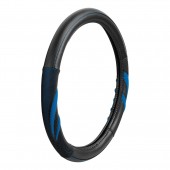 Lampa Κάλυμμα Τιμονιού Αυτοκινήτου Suzuka 37-39εκ. Άοσμο Ελαστικό Ultra soft Skeentex με αεριζόμενες λαβές Μαύρο Μπλε 1-τεμ. (L3293.5) Διάμετρος 37-39 cm americat.gr