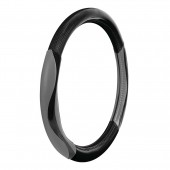 Lampa Κάλυμμα Τιμονιού Αυτοκινήτου Silverstone 37-39εκ. Άοσμο Με Carbon πρόσθετα λαβές Ultra-soft Skeentex Γκρι 1-τεμ. (L3294.5) Διάμετρος 37-39 cm americat.gr