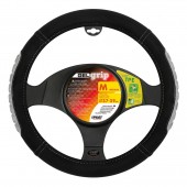 ΚΑΛΥΜΜΑ ΤΙΜΟΝΙΟΥ GEL GRIP (M) 37/39cm ΜΙΚΡΟΙΝΕΣ/ΤΖΕΛ ΜΑΥΡΟ/ΓΚΡΙ ΑΟΣΜΟ ECO-FRIENDLY Διάμετρος 37-39 cm americat.gr