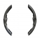 Lampa Ημι Κάλυμμα Λαβές Τιμονιού Αυτοκινήτου Sport Carbon Look Άοσμο PVC, universal - 2 τεμ. (L3307.4) Αξεσουάρ Τιμονιού americat.gr