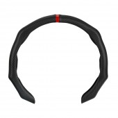 Lampa Κάλυμμα Τιμονιού Αυτοκινήτου Over-Grip, σπορ Άοσμο από PVC, Carbon look universal Γκρί 1-τεμ. (L3307.9) Διάμετρος 37-39 cm americat.gr