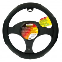 Kuro, TPE steering wheel cover - Black Steering Wheel americat.gr
