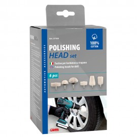 ΒΟΥΡΤΣΑΚΙΑ ΓΥΑΛΙΣΜΑΤΟΣ (ΥΛΙΚΟ 100% COTTON) ΓΙΑ ΔΡΑΠΑΝΟ LAMPA - 6 ΤΕΜ. Σετ Βούρτσες americat.gr