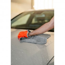Lampa - Πανάκι καθαρισμού Microfibre (Μικροΐνες) Διπλής Όψης Premium (40x60 cm) - Γκρι / Πορτοκαλί - 1 τεμ. (L3718.2) Πανιά και Σφουγγάρια americat.gr