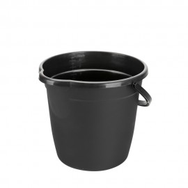 ΚΟΥΒΑΣ ΠΛΑΣΤΙΚΟΣ ΜΕ ΧΕΡΟΥΛΙ BUCKY 10L ΜΑΥΡΟΣ LAMPA - 1 ΤΕΜ. Ειδη Συνεργείου americat.gr