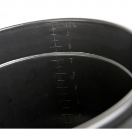 ΚΟΥΒΑΣ ΠΛΑΣΤΙΚΟΣ ΜΕ ΧΕΡΟΥΛΙ BUCKY 10L ΜΑΥΡΟΣ LAMPA - 1 ΤΕΜ. Ειδη Συνεργείου americat.gr