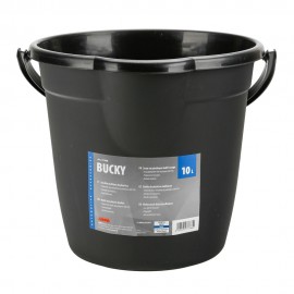 ΚΟΥΒΑΣ ΠΛΑΣΤΙΚΟΣ ΜΕ ΧΕΡΟΥΛΙ BUCKY 10L ΜΑΥΡΟΣ LAMPA - 1 ΤΕΜ. Ειδη Συνεργείου americat.gr