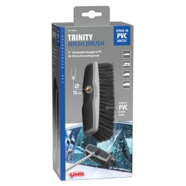 ΒΟΥΡΤΣΑ ΠΛΥΣΙΜΑΤΟΣ ΜΕ ΠΛΑΣΤΙΚΗ ΤΡΙΧΑ (PVC) TRINITY 25x8cm ΓΙΑ ΚΟΝΤΑΡΙΑ(L3802.4/L3802.5/L3802.6) LAMPA - 1 ΤΕΜ. Βούρτσες Σκουπάκια americat.gr