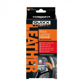 KIT ΑΝΑΝΕΩΣΗΣ ΚΑΙ ΠΡΟΣΤΑΣΙΑΣ ΔΕΡΜΑΤΩΝ ΣΕ ΜΑΥΡΟ ΧΡΩΜΑ QUIXX BLACK LEATHER COLOUR KIT 50ml Χημικά Επισκευής americat.gr