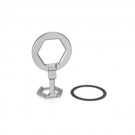 Lampa - Βάση Στήριξης / Ring Holder Κινητού Magnetic Stand Essentials Line Μαγνητική με Αυτοκόλλητη Βάση και Διάμετρο 60mm - 1 Τεμ. (L3867.6) Βάσεις Θήκες Κινητού americat.gr