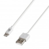 ΚΑΛΩΔΙΟ ΦΟΡΤΙΣΗΣ ΚΑΙ ΣΥΓΧΡΟΝΙΣΜΟΥ 100 cm APPLE 8 PIN ESSENTIALS LINE (ΛΕΥΚΟ) Καλώδια americat.gr