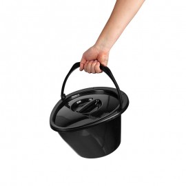 Lampa - Λεκάνη Τουαλέτας Φορητή με Καπάκι και Αποσπώμενο Κάδο 6 Λίτρων με Διάσταση 50x33x76 cm - 1 Τεμ. (L4070.4) americat.gr