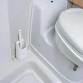 Lampa - Πιγκάλ Καθαρισμού Λεκάνης Πλαστικό Toilet Brush σε Λευκό Χρώμα με Διαστάσεις 79x68x160 mm - 1 Τεμ. (L4070.5) ΝΕΑ ΠΡΟΪΟΝΤΑ americat.gr