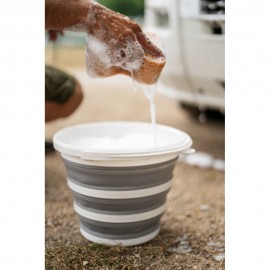 ΚΟΥΒΑΣ ΠΛΥΣΙΜΑΤΟΣ/ΚΑΛΑΘΙ ΜΕΤΑΦΟΡΑΣ ΑΝΤΙΚΕΙΜΕΝΩΝ ΠΤΥΣΣΟΜΕΝΟΣ 5>25cm ΜΕ ΧΕΙΡΟΛΑΒΗ 10LT ΛΕΥΚΟ/ΓΚΡΙ Είδη Καθαρισμού americat.gr