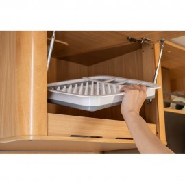 ΠΙΑΤΟΘΗΚΗ/ ΣΤΕΓΝΩΤΗΡΙΟ ΠΙΑΤΩΝ ΠΤΥΣΣΟΜΕΝΟ 9LT ΛΕΥΚΟ/ΓΚΡΙ 6>13cm Διάφορα Αξεσουάρ americat.gr