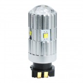 PYW24W 12V PG18d-1 30W LED 6xCREE PREMIUM ΛΕΥΚΟ 1ΤΕΜ. Χωρίς Κάλυκα americat.gr