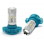 PY24W 12/24V PGU20-4 7W LED 8xCREE PREMIUM ΛΕΥΚΟ 1ΤΕΜ. Με Κάλυκα americat.gr