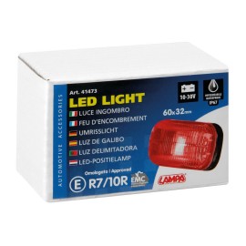 ΦΩΣ ΟΓΚΟΥ 10-30V ΜΕ 4 LED ΚΟΚΚΙΝΟ 60x32x25mm 1ΤΕΜ. Φώτα Ογκου americat.gr