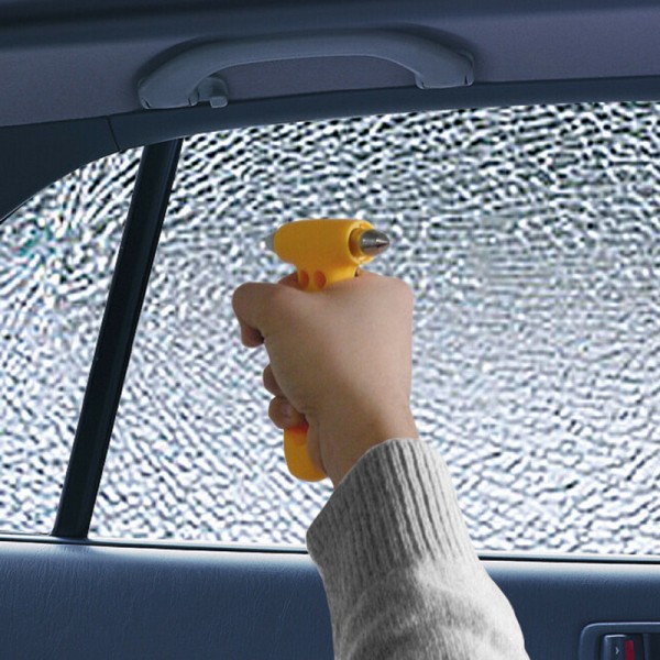 Lampa - Θραύστης Τζαμιού με Κοπτικό Ζώνης 2 σε 1 Emergency Escape Tool σε Κίτρινο Χρώμα - 1 Τεμ. (L4807.0) Φαρμακεία Τρίγωνα Διάσωση americat.gr