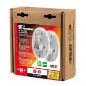 ΑΠΟΣΤΑΤΕΣ ΠΡΟΣΘΗΚΕΣ ΤΡΟΧΩΝ 20 mm B0 ΚΑΡΕ 3 X 112 mm ΚΕΝΤΡΟ 57,1 mm ΔΙΑΜΕΤΡΟΣ 12 mm ΓΙΑ SMART - 2 ΤΕΜ. Αποστάτες 20mm americat.gr