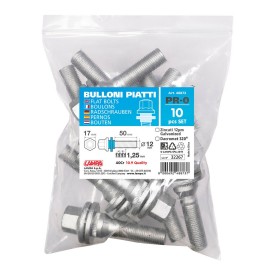 ΜΠΟΥΛΟΝΙΑ ΙΣΙΑ ΜΕ ΡΟΔΕΛΑ PR0 12x1,25 50mm (17) ΣΑΚΟΥΛΑ LAMPA - 10ΤΕΜ. Ισια με Ροδέλα americat.gr