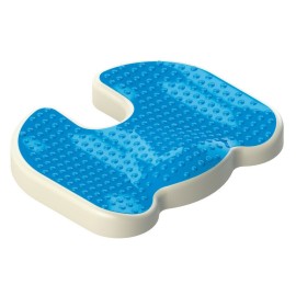 ΜΑΞΙΛΑΡΙ ΚΑΘΙΣΜΑΤΟΣ ERGO SEAT CONTOUR ΜΕ GEL ΚΑΙ ΑΦΡΟ MEMORY FOAM (ΜΑΥΡΟ) - 1 ΤΕΜ. Μαξιλαράκια και Κουβέρτες americat.gr