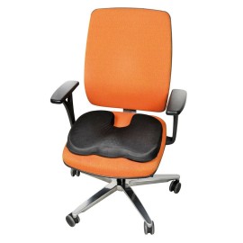 ΜΑΞΙΛΑΡΙ ΚΑΘΙΣΜΑΤΟΣ ERGO SEAT CONTOUR ΜΕ GEL ΚΑΙ ΑΦΡΟ MEMORY FOAM (ΜΑΥΡΟ) - 1 ΤΕΜ. Μαξιλαράκια και Κουβέρτες americat.gr