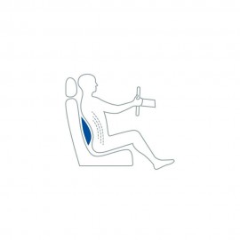 ΜΑΞΙΛΑΡΙ ΠΛΑΤΗΣ ΑΥΤΟΚΙΝΗΤΟΥ ΕΡΓΟΝΟΜΙΚΟ ΜΑΥΡΟ 50x40cm AIR BACK PRO Διάφορα Αξεσουάρ americat.gr