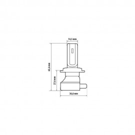 ΛΑΜΠΑ LED H7 12V PX26d 15W 1500/1000lm 6.500k HALO LED QUICK-FIT HYPER SERIES LAMPA - 1 ΤΕΜ Λάμπες americat.gr