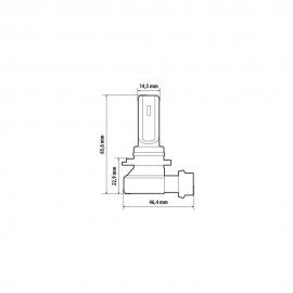 ΛΑΜΠΑ LED HB4 12V P22d 15W 1500/1000lm 6.500k HALO LED QUICK-FIT HYPER SERIES LAMPA - 1 ΤΕΜ Λάμπες americat.gr