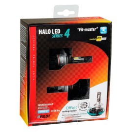 H4 9>32V 6.500K 4.500lm 50W P43t HALO LED SERIE 4 FIT-MASTER 16LED ZES CHIPS 2ΤΕΜ. LED KIT NEW PRODUCTS NIKOL americat.gr