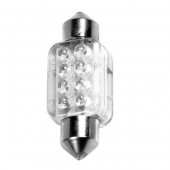 ΛΑΜΠΑΚΙΑ ΠΛΑΦΟΝΙΕΡΑΣ 12V SV8,5-8 13x35mm 8LED ΠΡΑΣΙΝΟ BLISTER 1ΤΕΜ. Πλαφονιέρας americat.gr