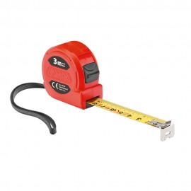 ΜΕΤΡΟΤΑΙΝΙΑ ΑΥΤΟΜΑΤΗ COMPACT 3m x16mm ΚΟΚΚΙΝΗ ΜΕ ΚΛΙΠ ΖΩΝΗΣ LAMPA - 1 ΤΕΜ. Ειδη Συνεργείου americat.gr