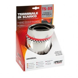 ΑΚΡΟ ΕΞΑΤΜΙΣΗΣ TS-55 Φ 35-42mm - ΛΟΞΟ ΟΒΑΛ Μπούκες Εξάτμισης americat.gr